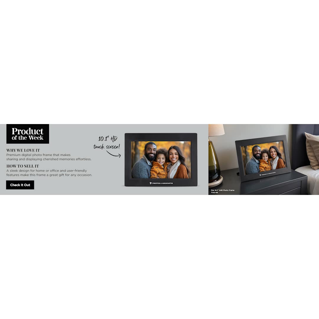 Pixi 10.1" Wifi Photo Frame